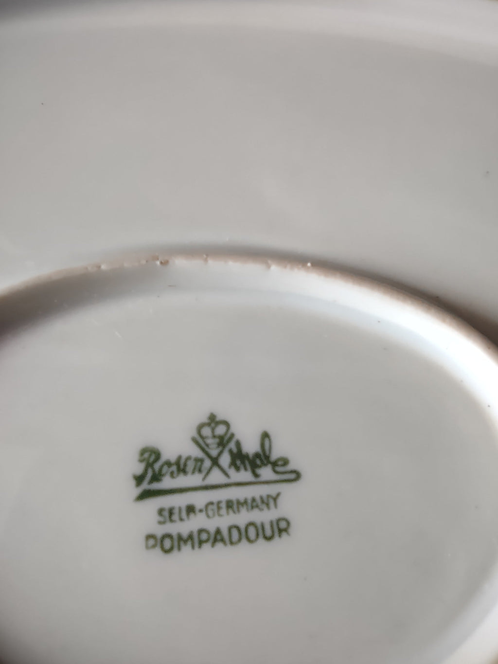 Rosenthal Moss Rose oval platter - backstamp