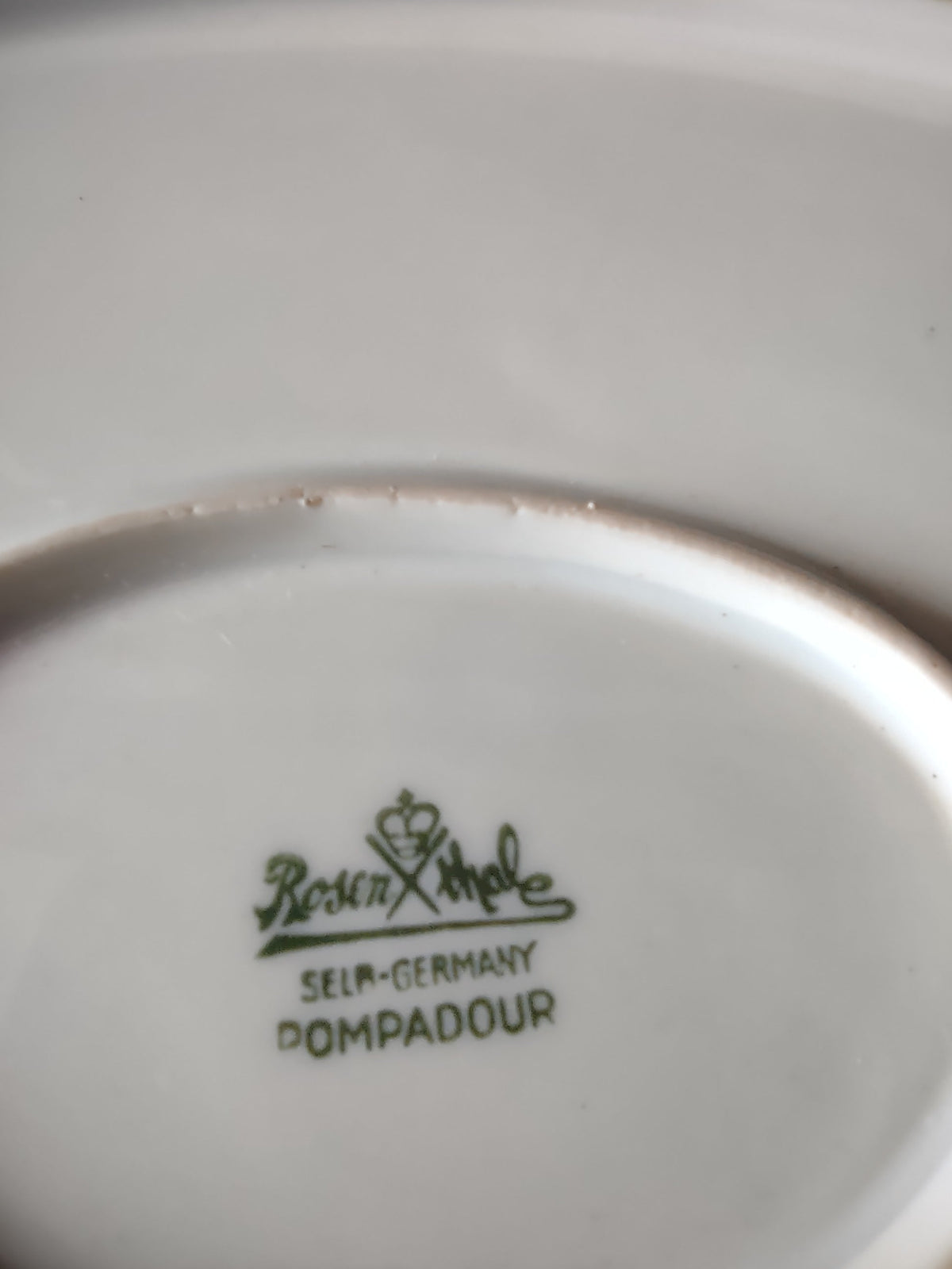 Rosenthal Moss Rose oval platter - backstamp