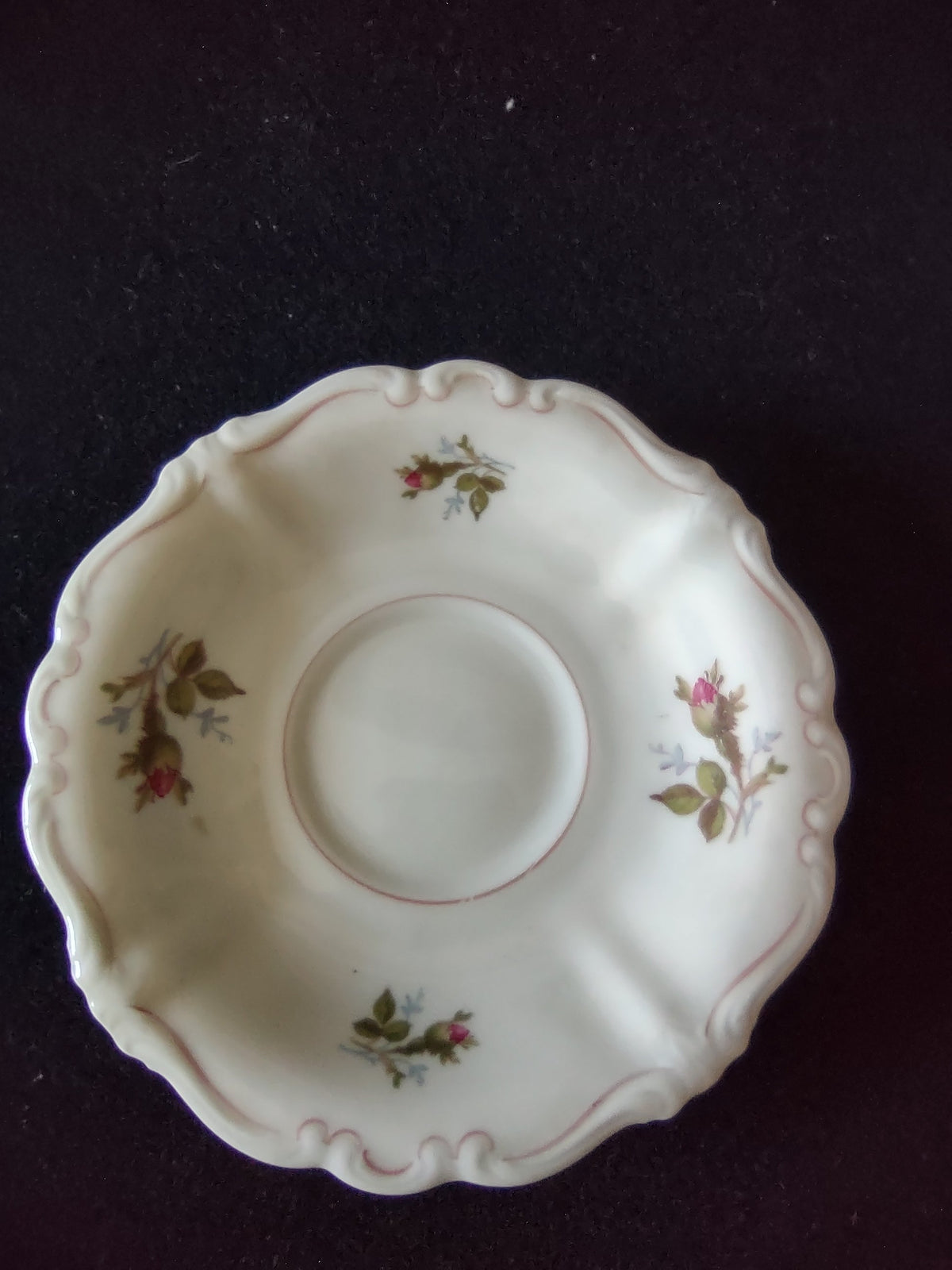 Rosenthal Pompadour saucer - backstamp showing Selb Germany Pompadour
