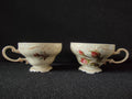 Rosenthal Pompadour tea cup - side view showing handle and rose pattern
