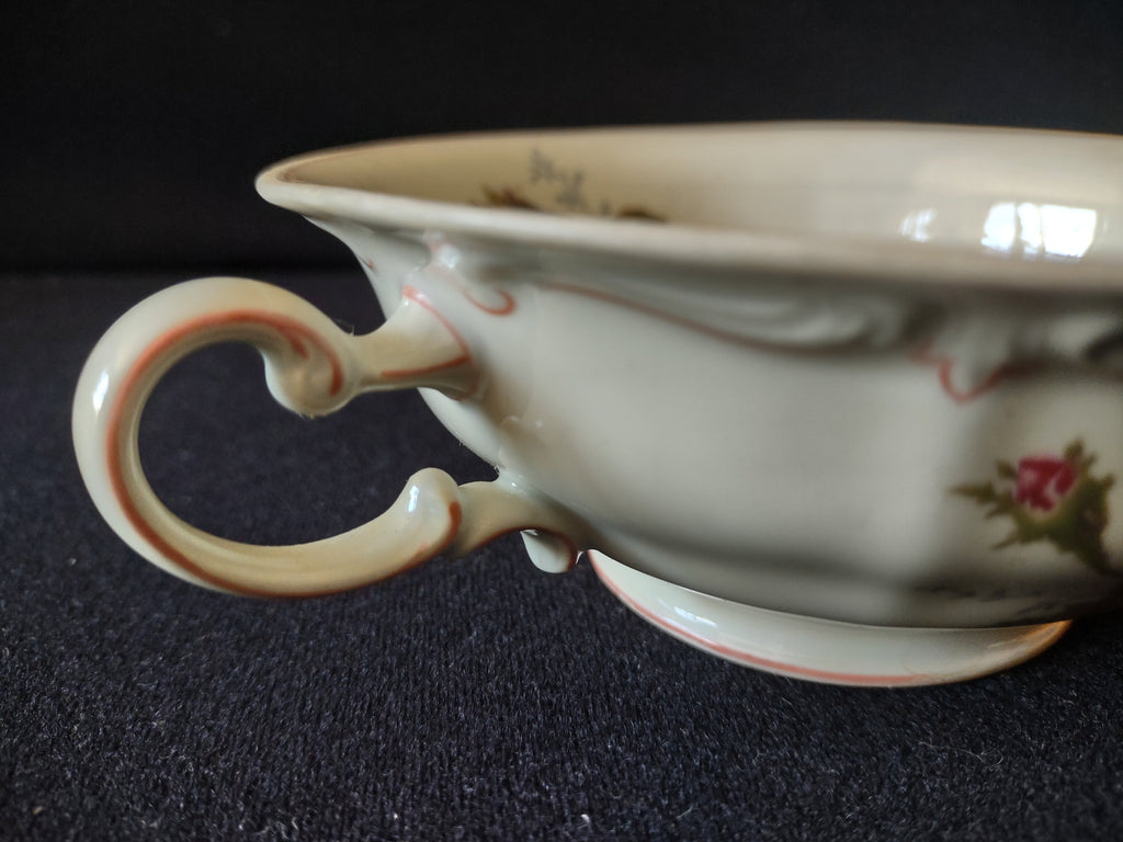 Rosenthal Pompadour footed bowl interior top view