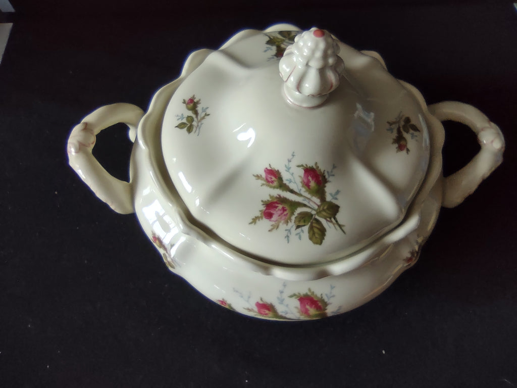 Vintage Rosenthal Pompadour Moss Rose Covered Soup Tureen Selb Germany [7358]