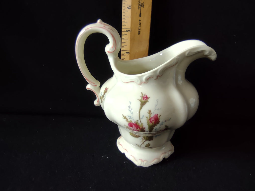 Rosenthal Pompadour Moss Rose creamer and sugar bowl set