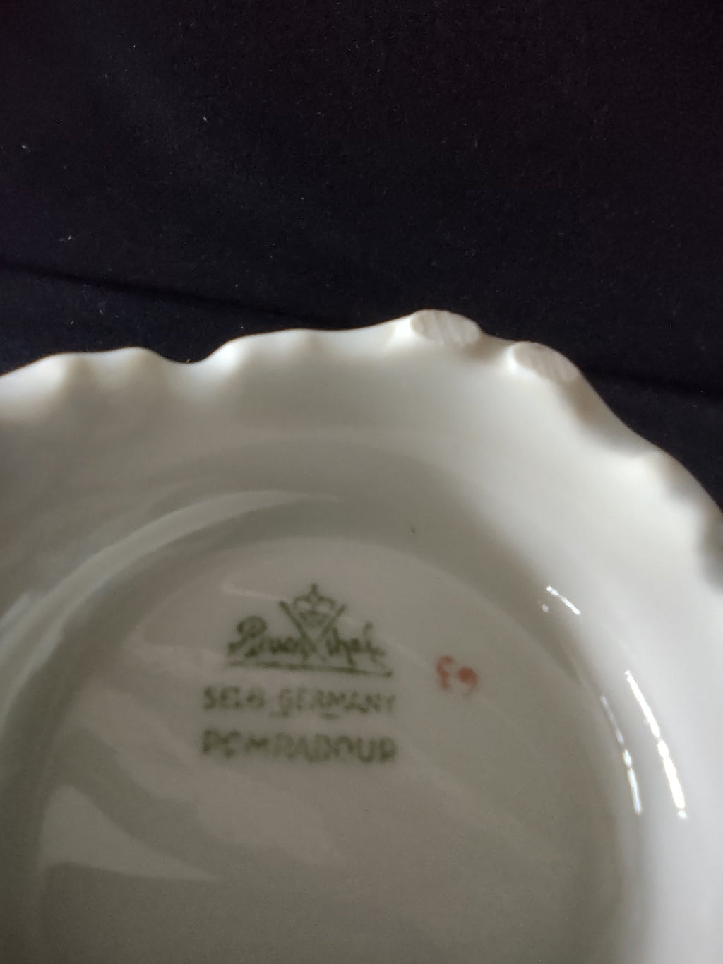 Sugar bowl top view