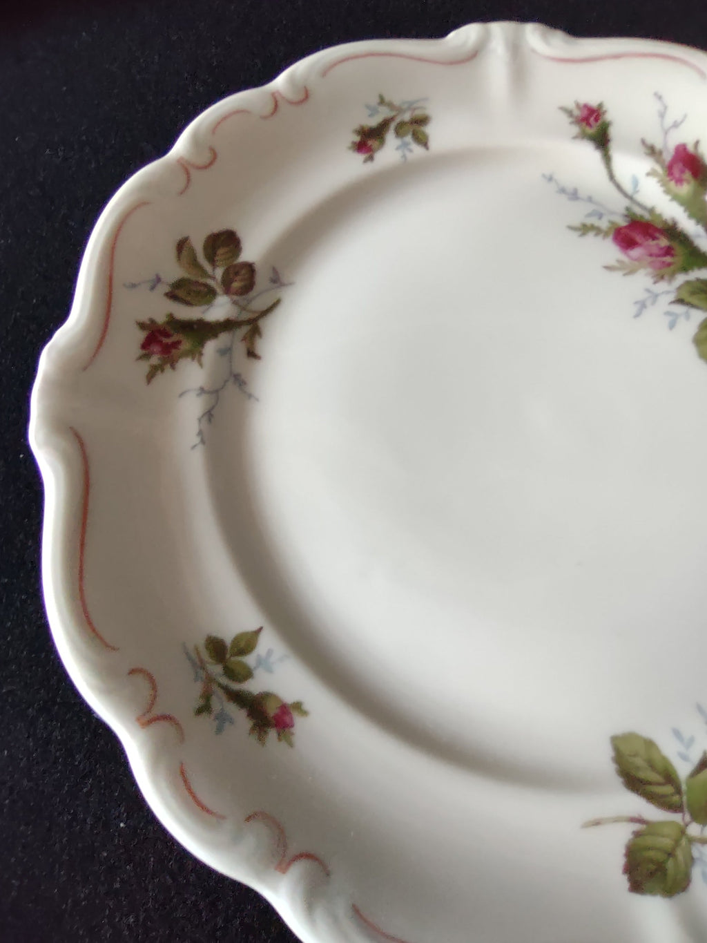 Rosenthal Pompadour plate back view