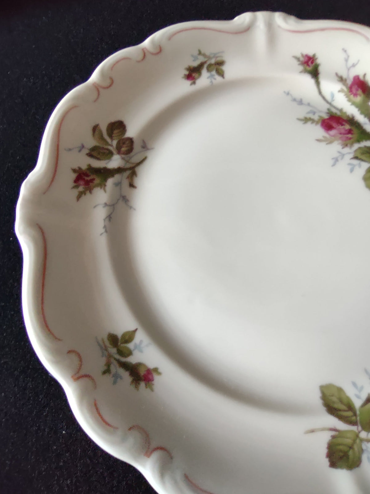 Rosenthal Pompadour plate back view