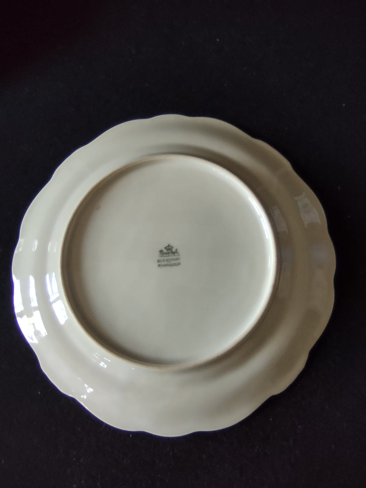 Rosenthal Pompadour rosebud spray detail close-up