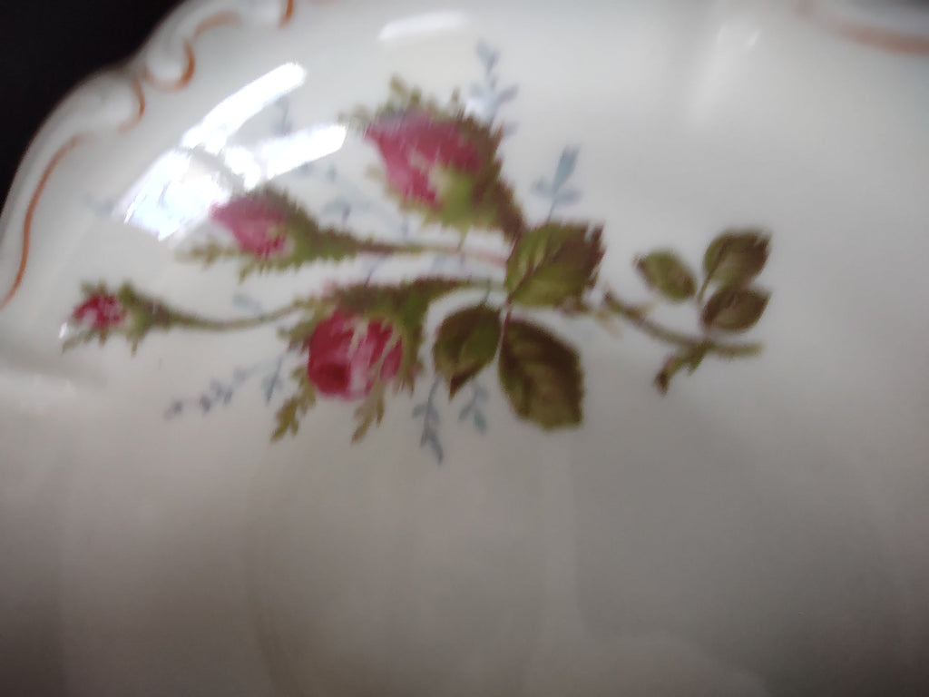 Rosenthal Pompadour plate rim and pattern detail