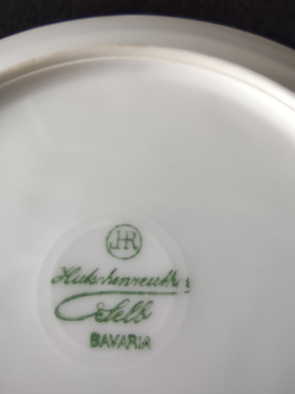 Hutschenreuther Selb Bavaria backstamp closeup
