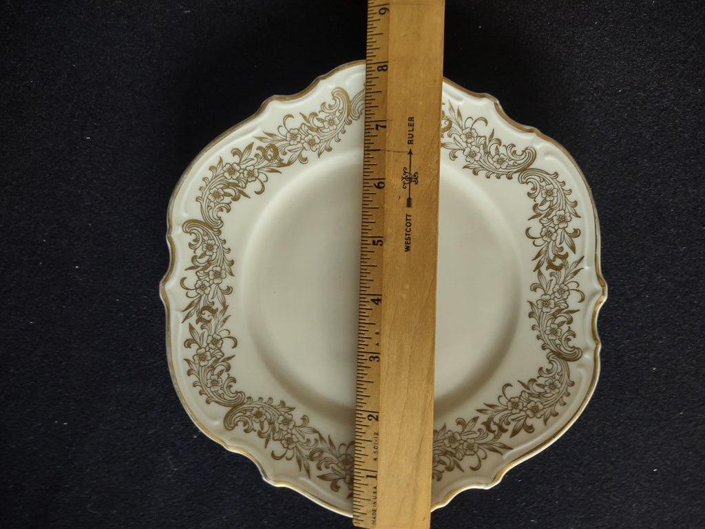 Ridgways plate full front view on stand