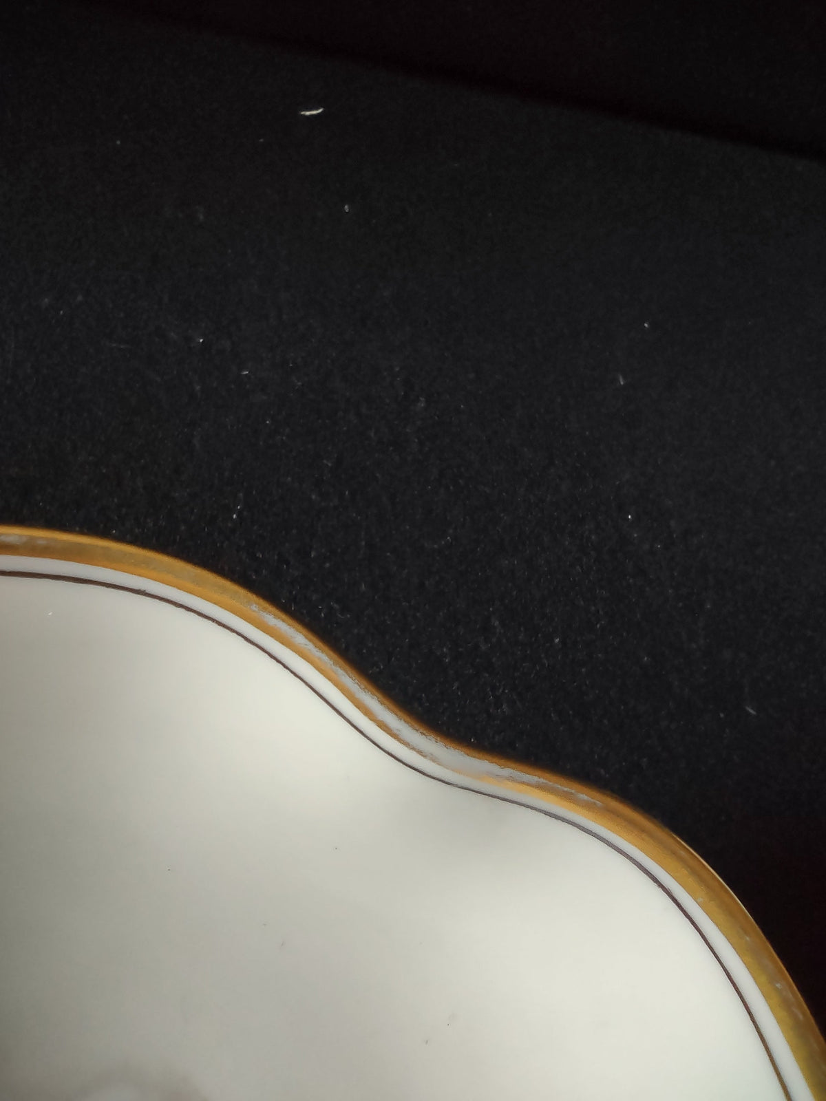 Vintage Schonbrunn Turn Teplitz Steam Locomotive Oval Dish - gold floral sprig detail