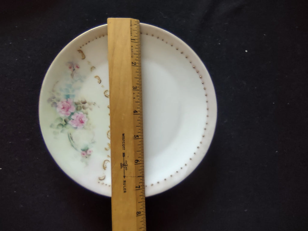 Bavaria plate gold dot border detail