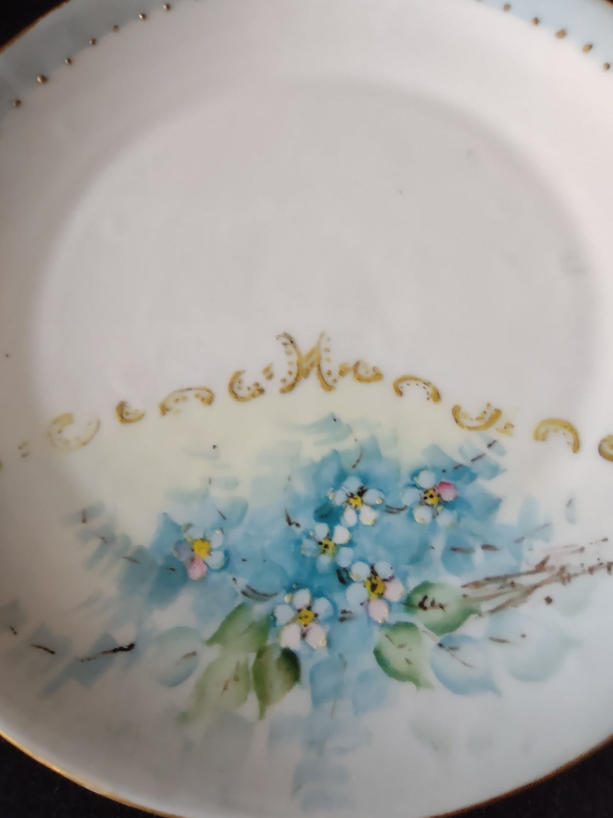 Bavaria backstamp green mark bottom of plate