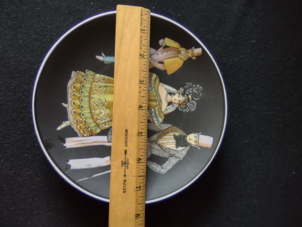 Backstamp on base of plate