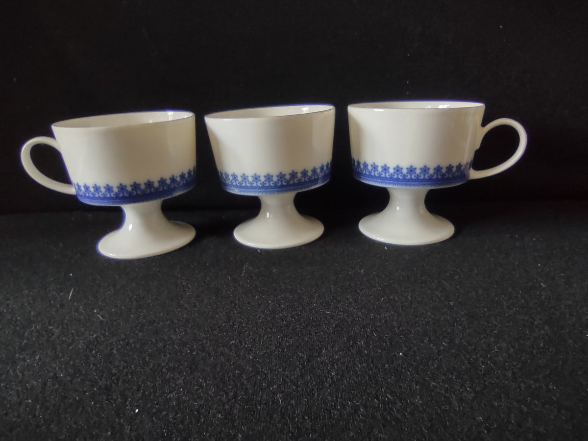 Rosenthal Germany blue lace footed cup - backstamp close-up