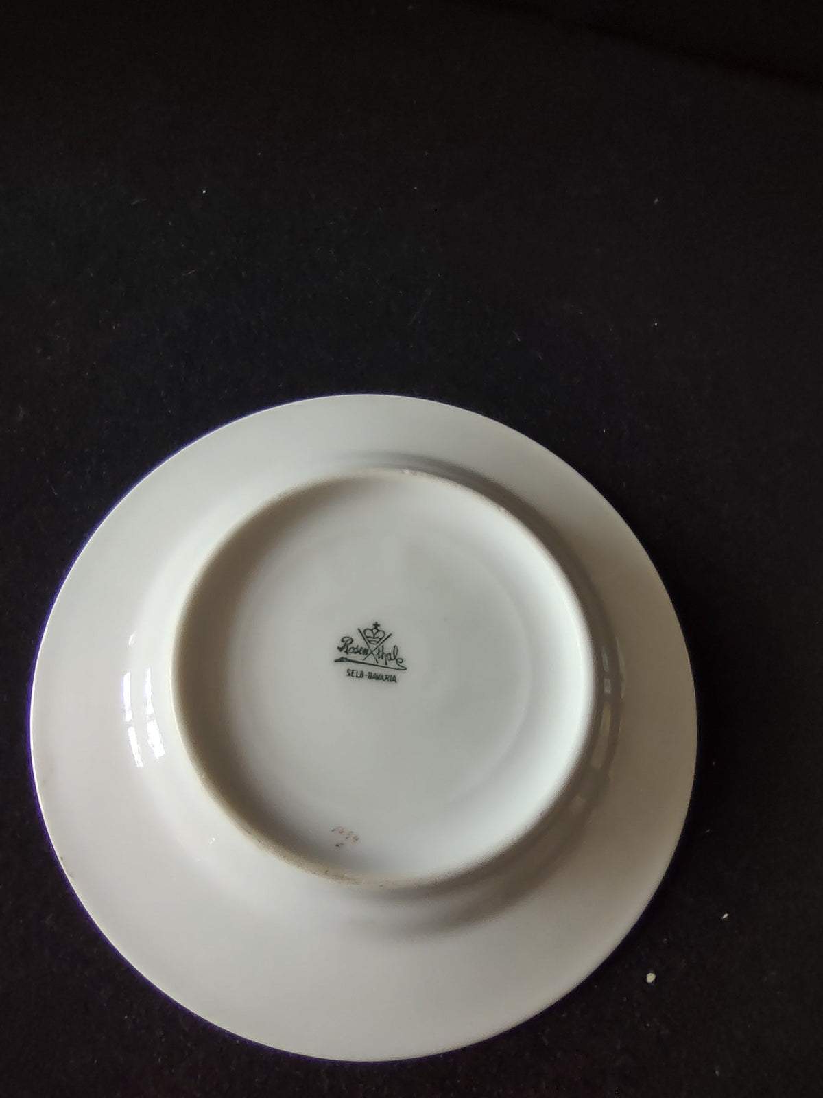 Rosenthal Selb Bavaria gold double line soup bowl - backstamp back view