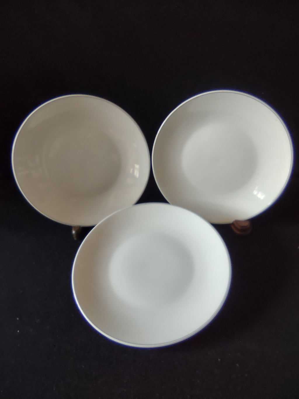 Rosenthal Germany white porcelain plate back view