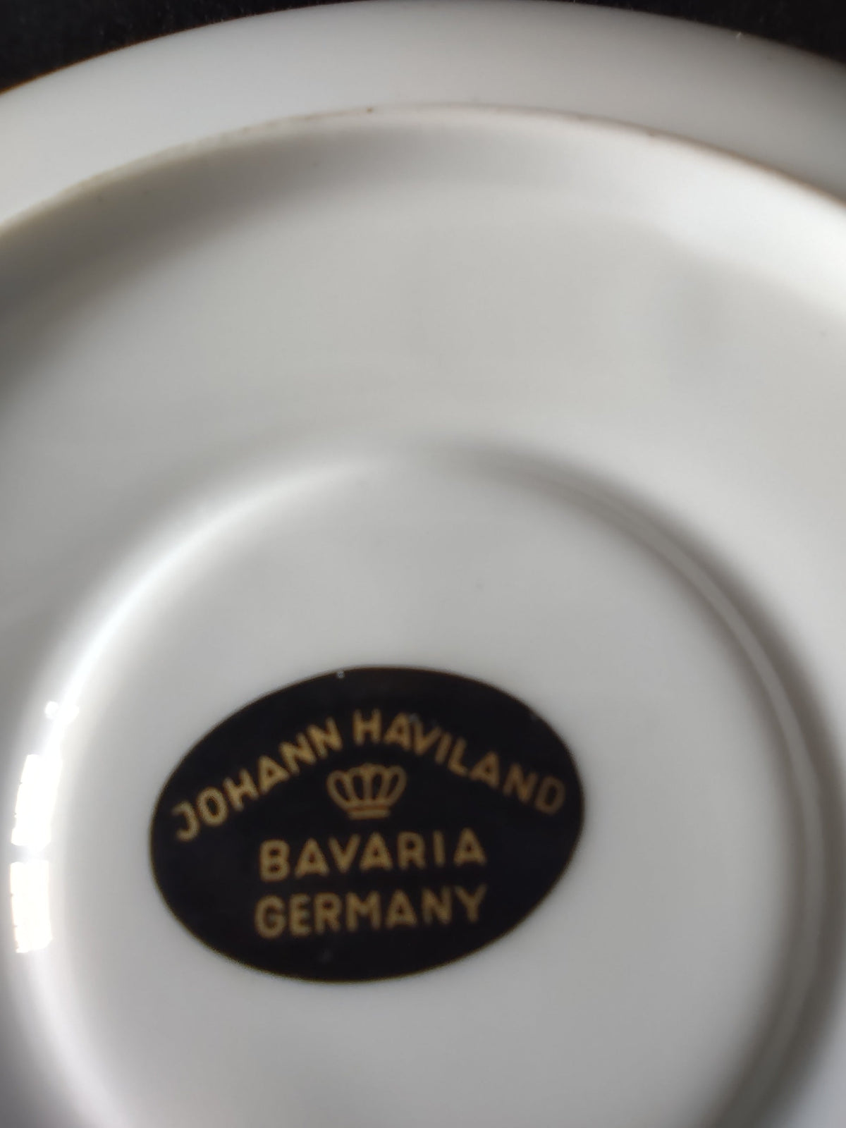 Johann Haviland Bavaria Germany backstamp close-up