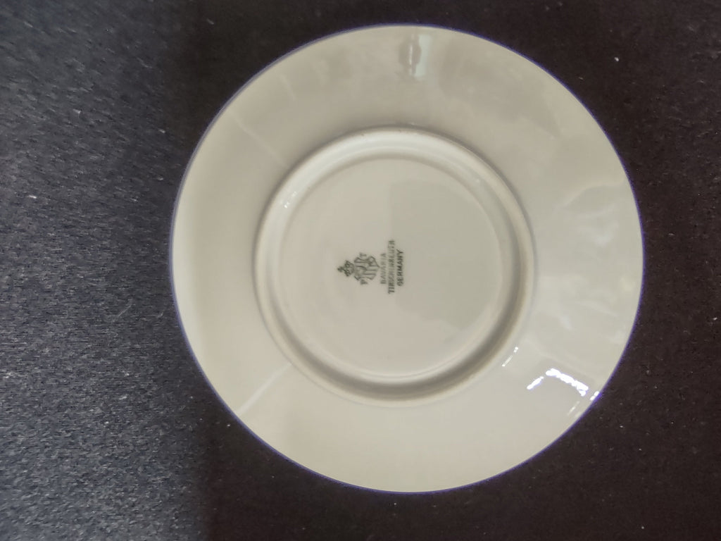 PT Tirschenreuth wildflower saucer - ruler showing approx 5.5 inch diameter