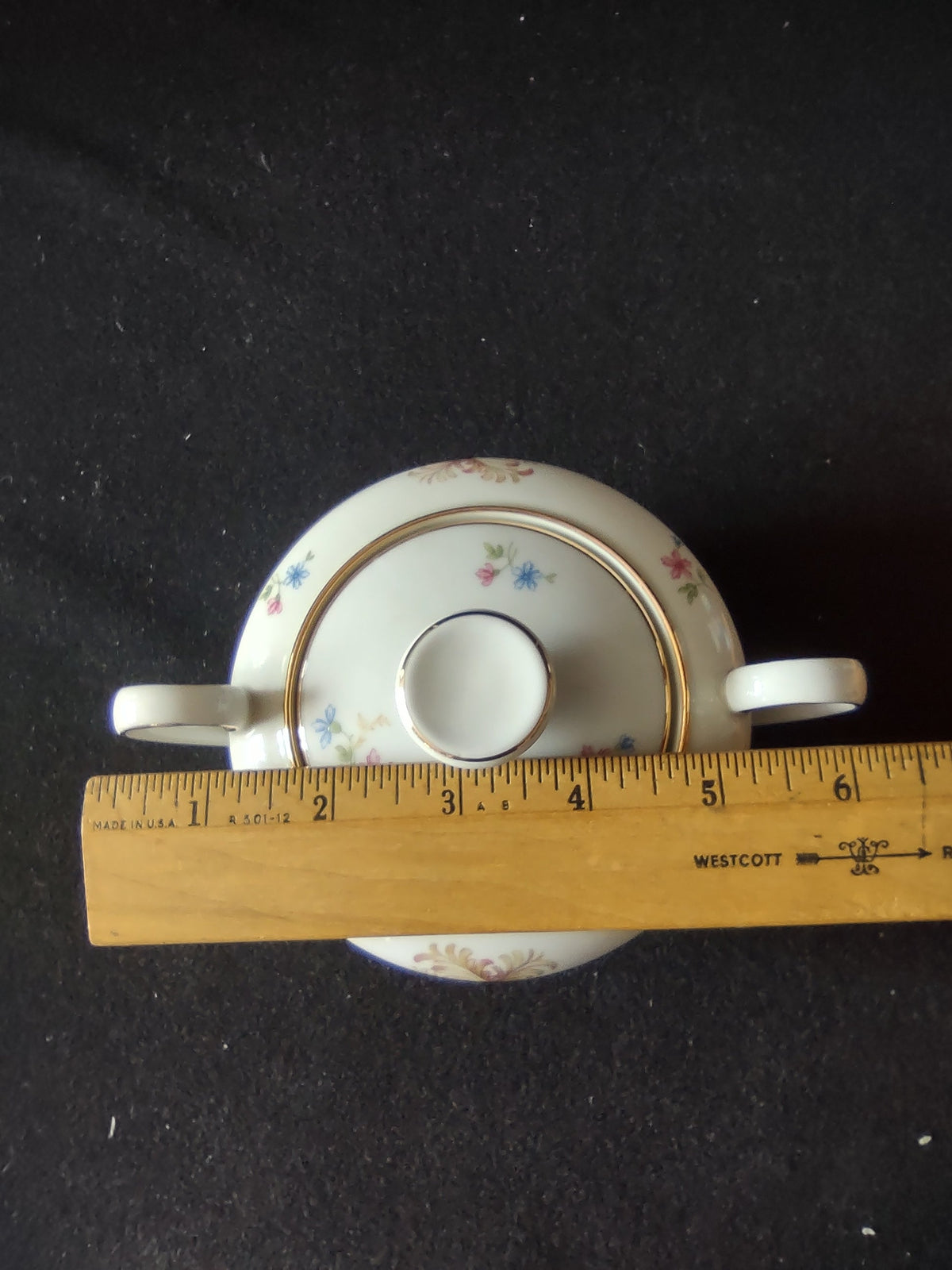 PT Tirschenreuth #996 sugar bowl without lid - open top view showing interior