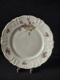 Vintage Winterling Germany Violet Plate Gold Rim Embossed Border [7391]