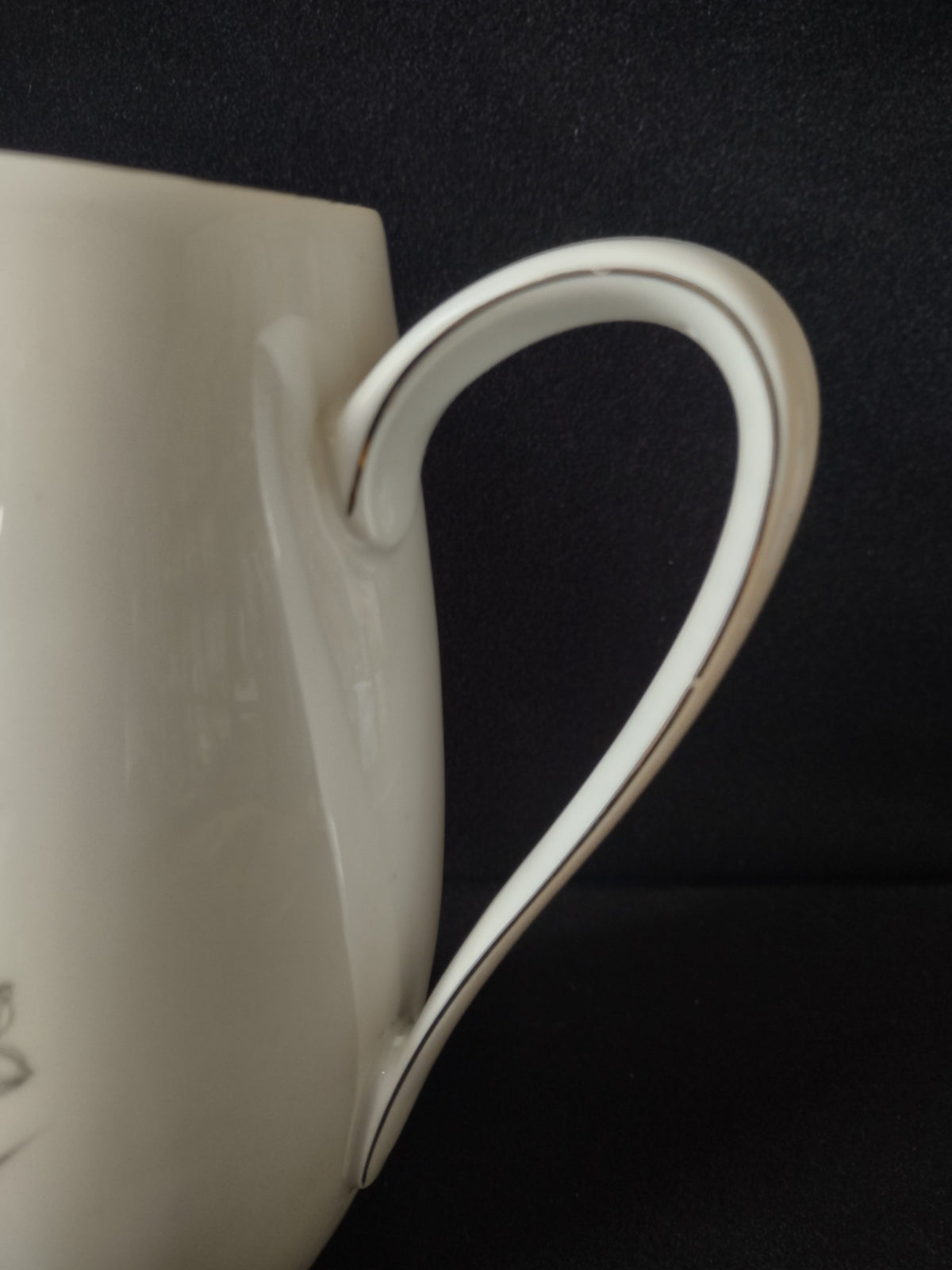 Winterling Bavarian China Silver Narcissus Coffee Pot - additional view