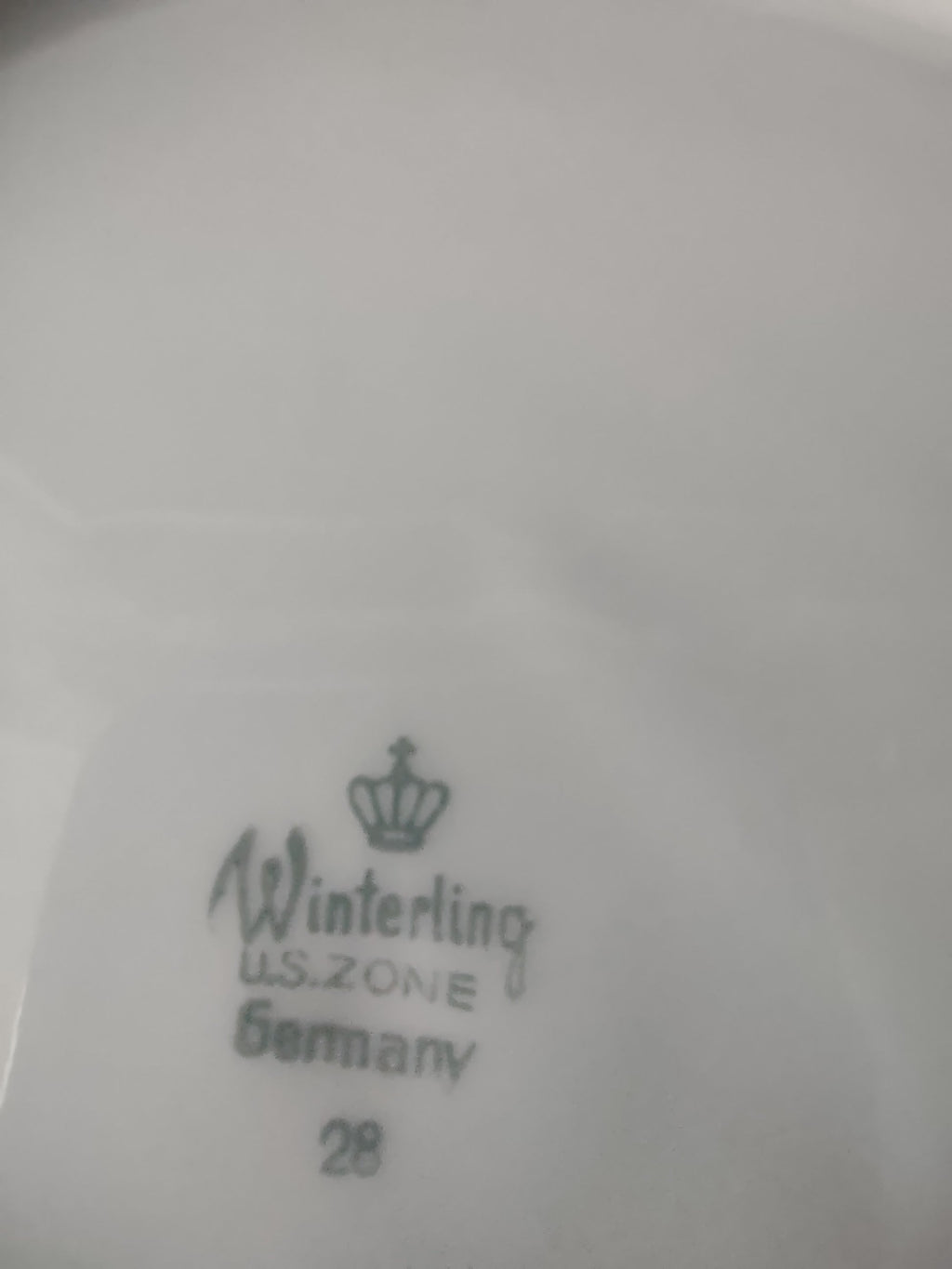 Winterling reticulated fruit bowl - alternate bottom view