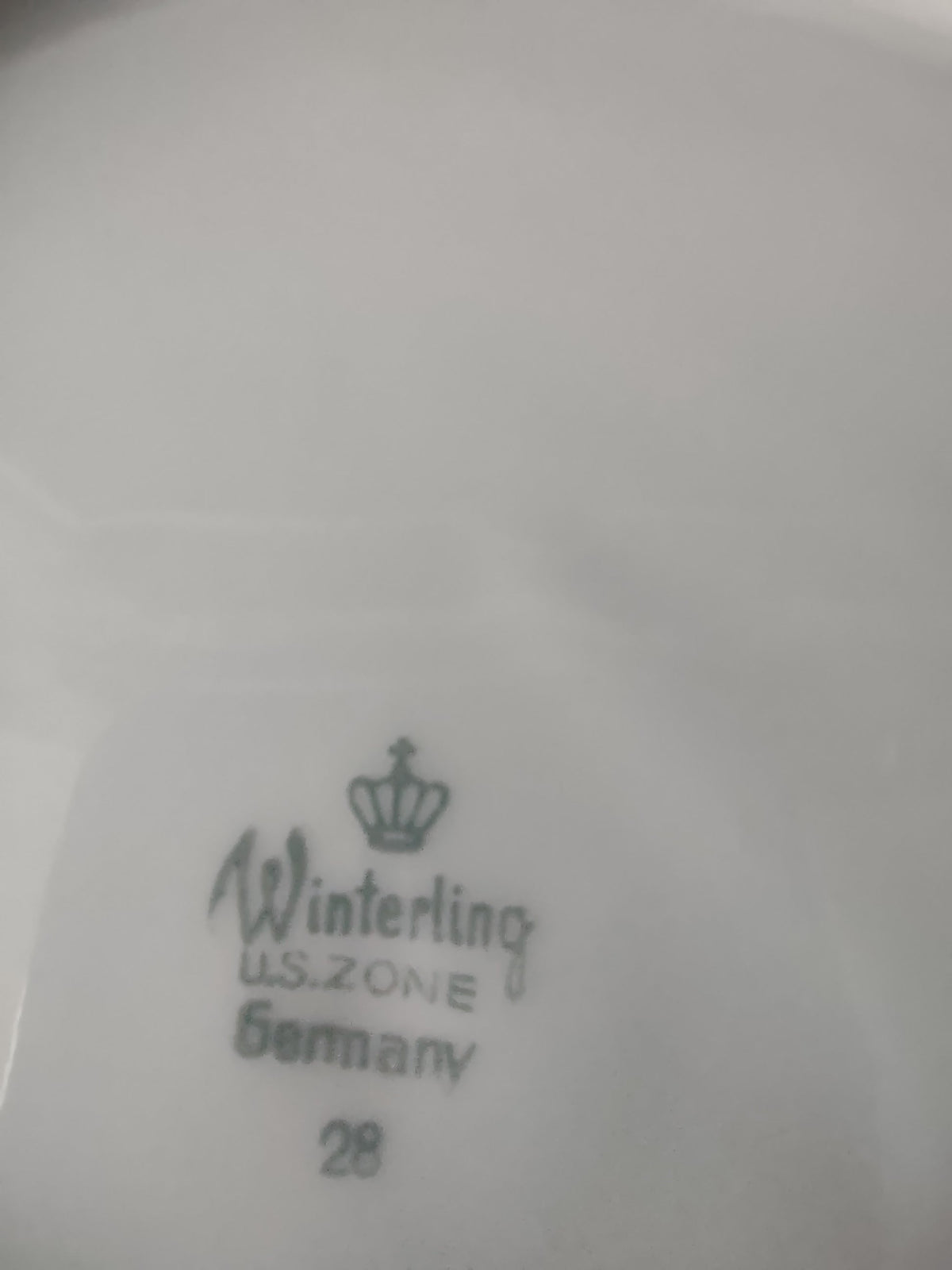 Winterling reticulated fruit bowl - alternate bottom view