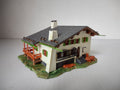 Vintage Faller #298 Alpine Chalet HO scale model - front angle view