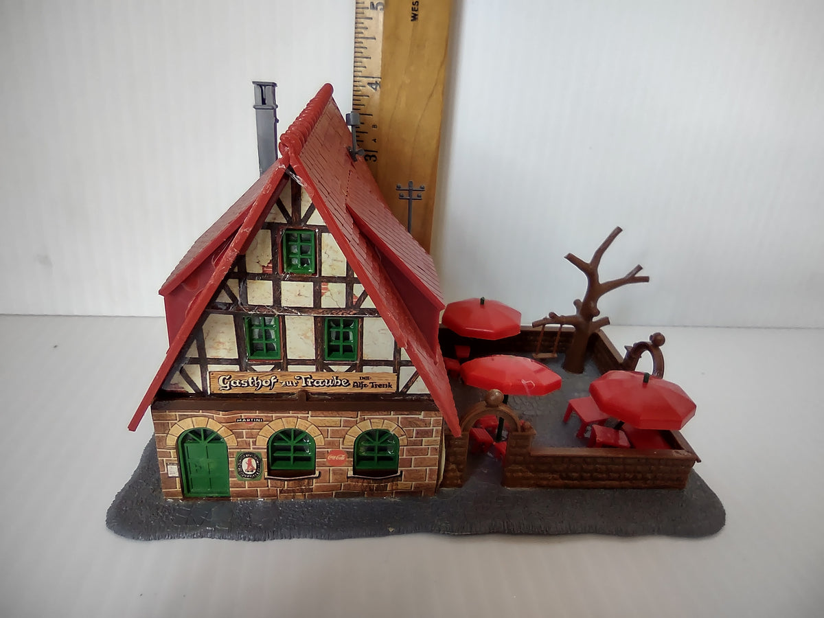 Vintage Faller HO Scale Gasthof zur Traube Inn Beer Garden Building [8005n]