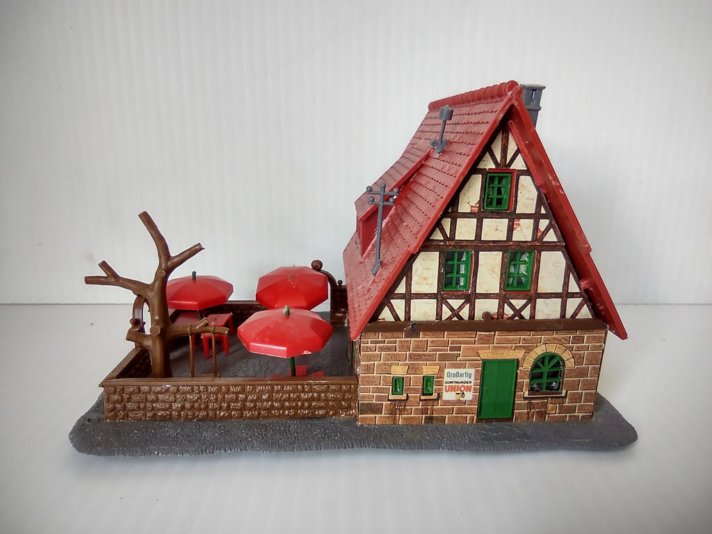 Vintage Faller HO Scale Gasthof zur Traube Inn Beer Garden Building [8005n]