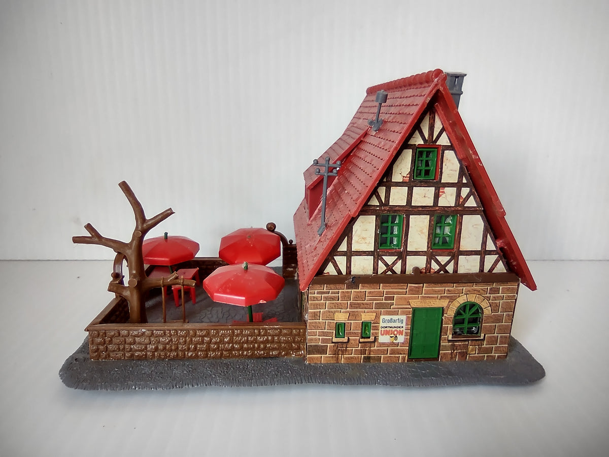 Vintage Faller HO Scale Gasthof zur Traube Inn Beer Garden Building [8005n]