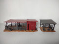 Revell HO scale Western ranch cattle pens and loading shed set of 2 overview