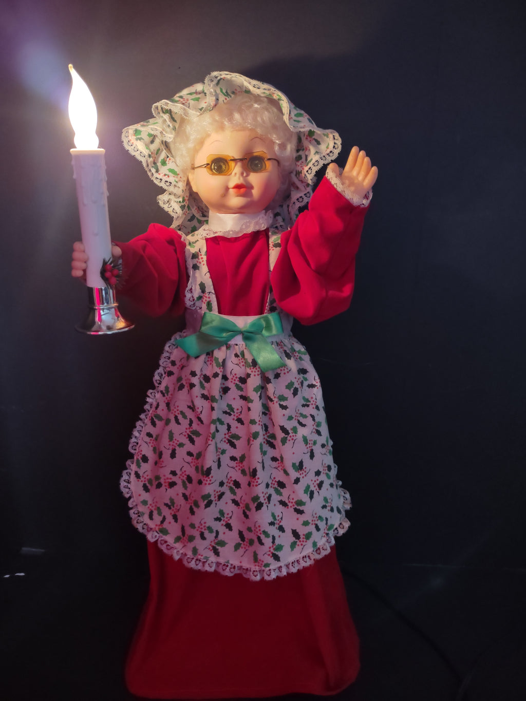 Vintage Holiday Friends Mrs. Claus Animated Lighted Doll 19" [8012n]