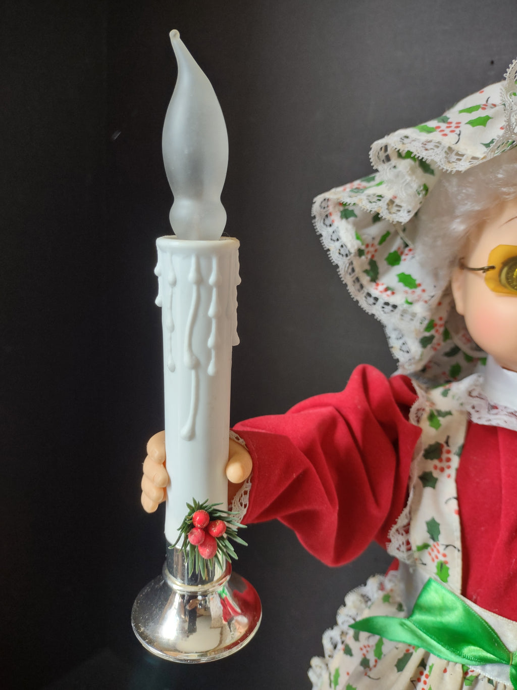 Vintage Holiday Friends Mrs. Claus Animated Lighted Doll 19" [8012n]