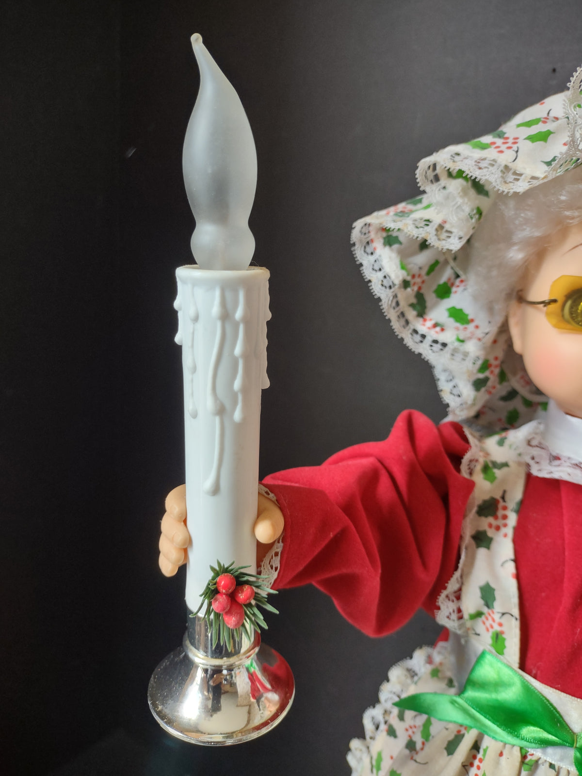 Vintage Holiday Friends Mrs. Claus Animated Lighted Doll 19" [8012n]