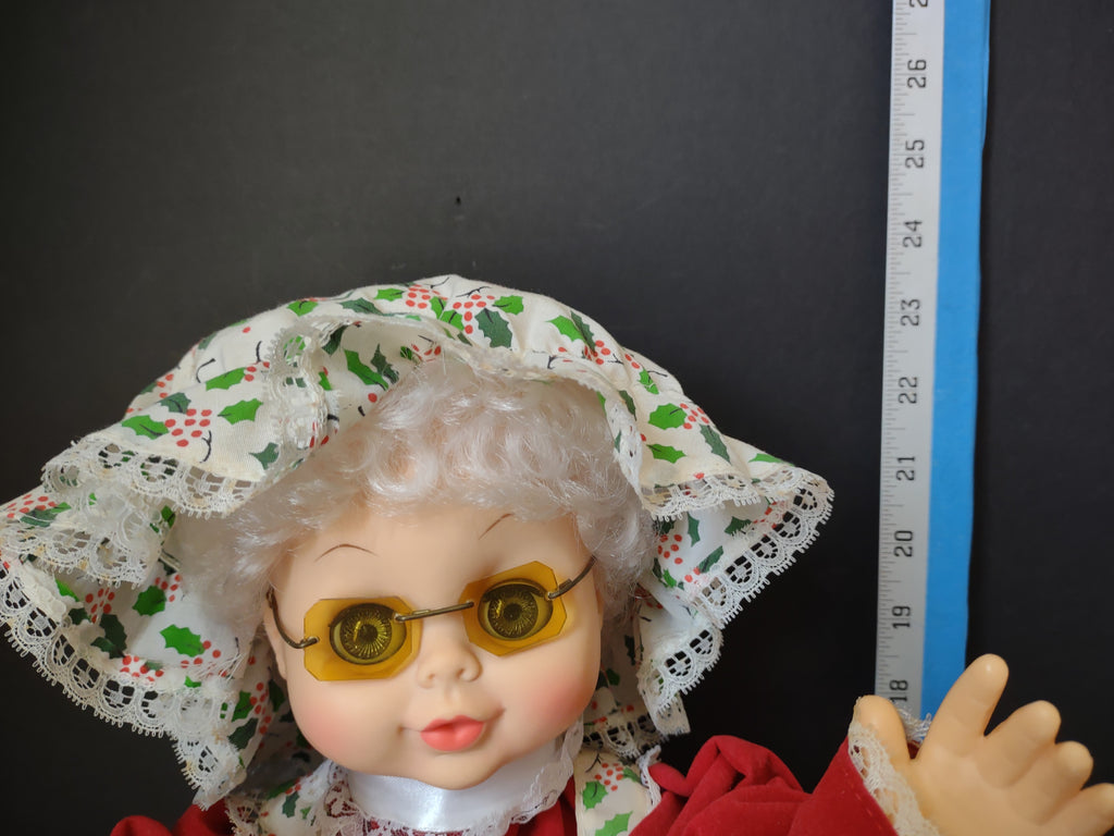 Vintage Holiday Friends Mrs. Claus Animated Lighted Doll 19" [8012n]