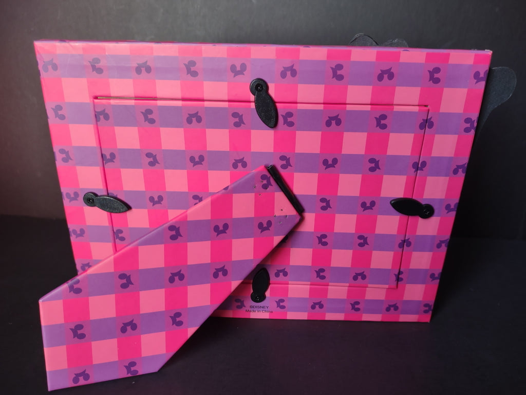 Vintage Walt Disney World Minnie Mouse Pink Purple 4x6 Photo Frame [7433]