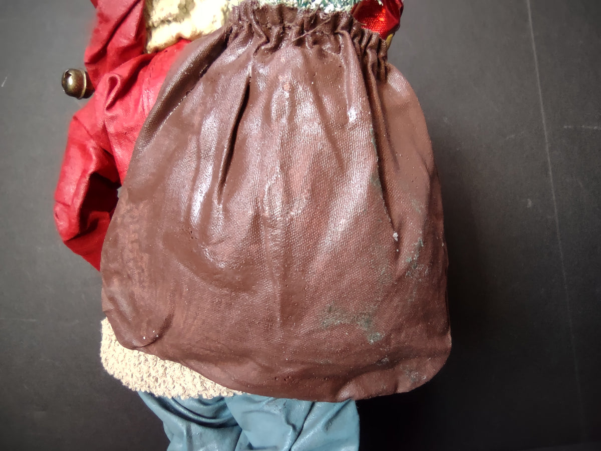 Vintage Possible Dreams Clothetique Santa Teal Pants Bell Figurine 10" [4886]