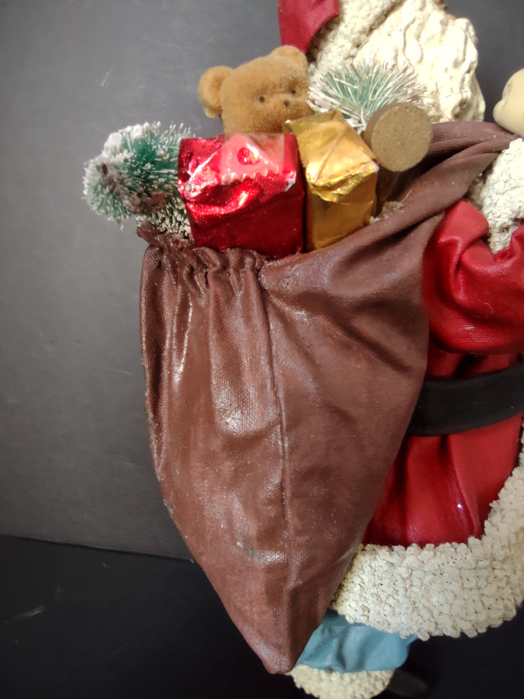 Vintage Possible Dreams Clothetique Santa Teal Pants Bell Figurine 10" [4886]