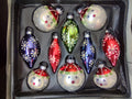 Radko Celebrations glass ornament set of 10 in box