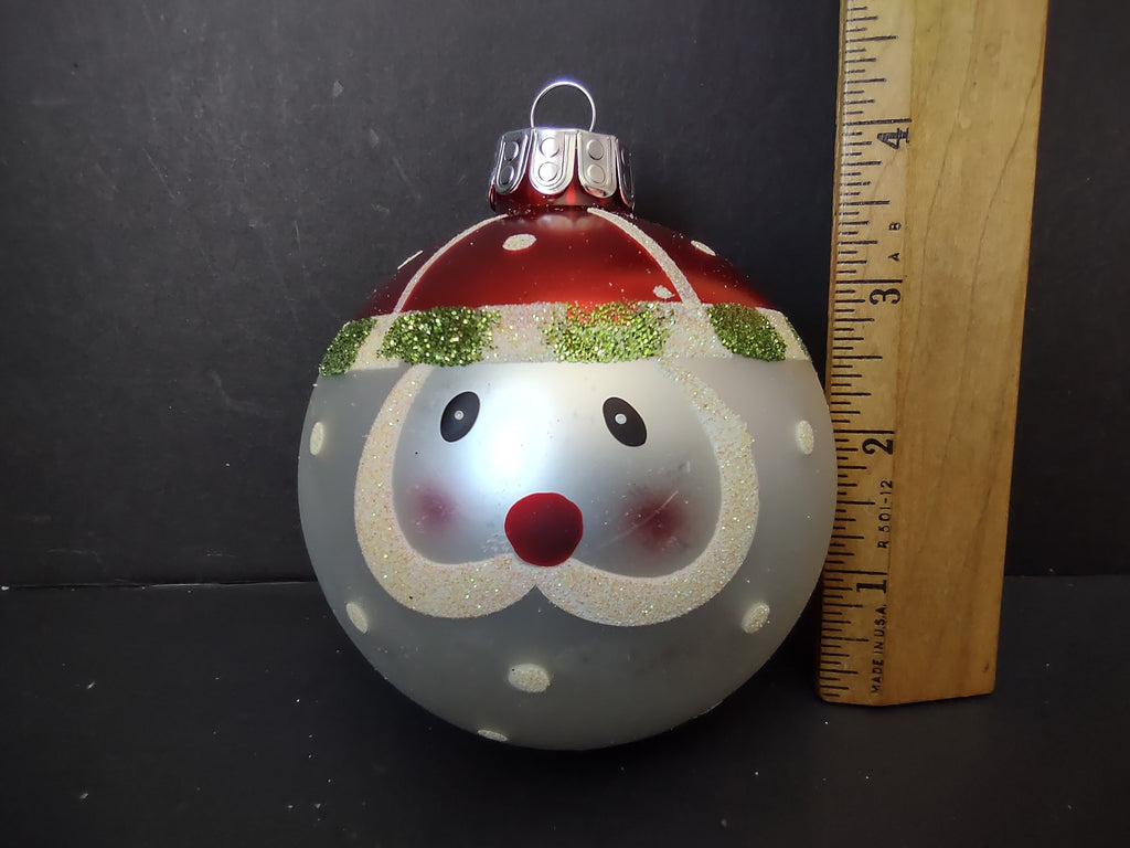 Vintage Radko Celebrations Glass Ornament Set of 10 Santa Snowflake [8025n]