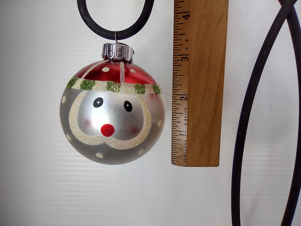 Vintage Radko Celebrations Glass Ornament Set of 10 Santa Snowflake [8025n]
