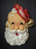 Vintage Santa face wall hanging front view