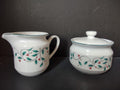 Ming Pao Holly Lace Creamer & Lidded Sugar Bowl Set of 2 [7436]