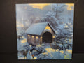 Vintage Thomas Kinkade Winter Evening Memories Ceramic Tile 2006 [7440]