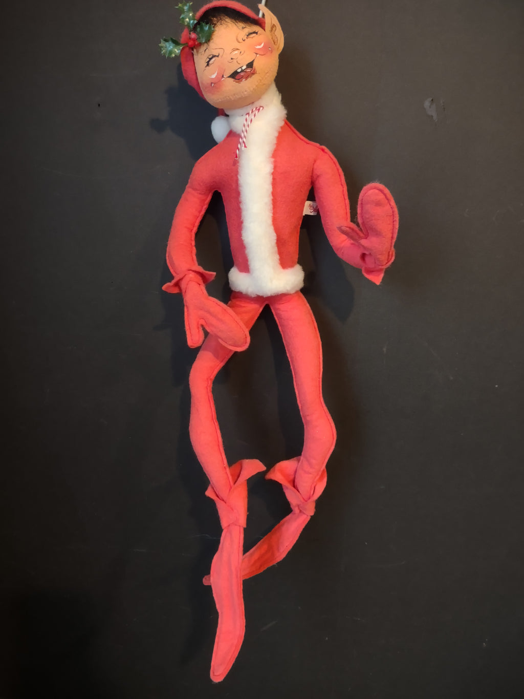 Vintage Annalee Mobilitee Christmas Elf 24" Made in Usa  [8102]
