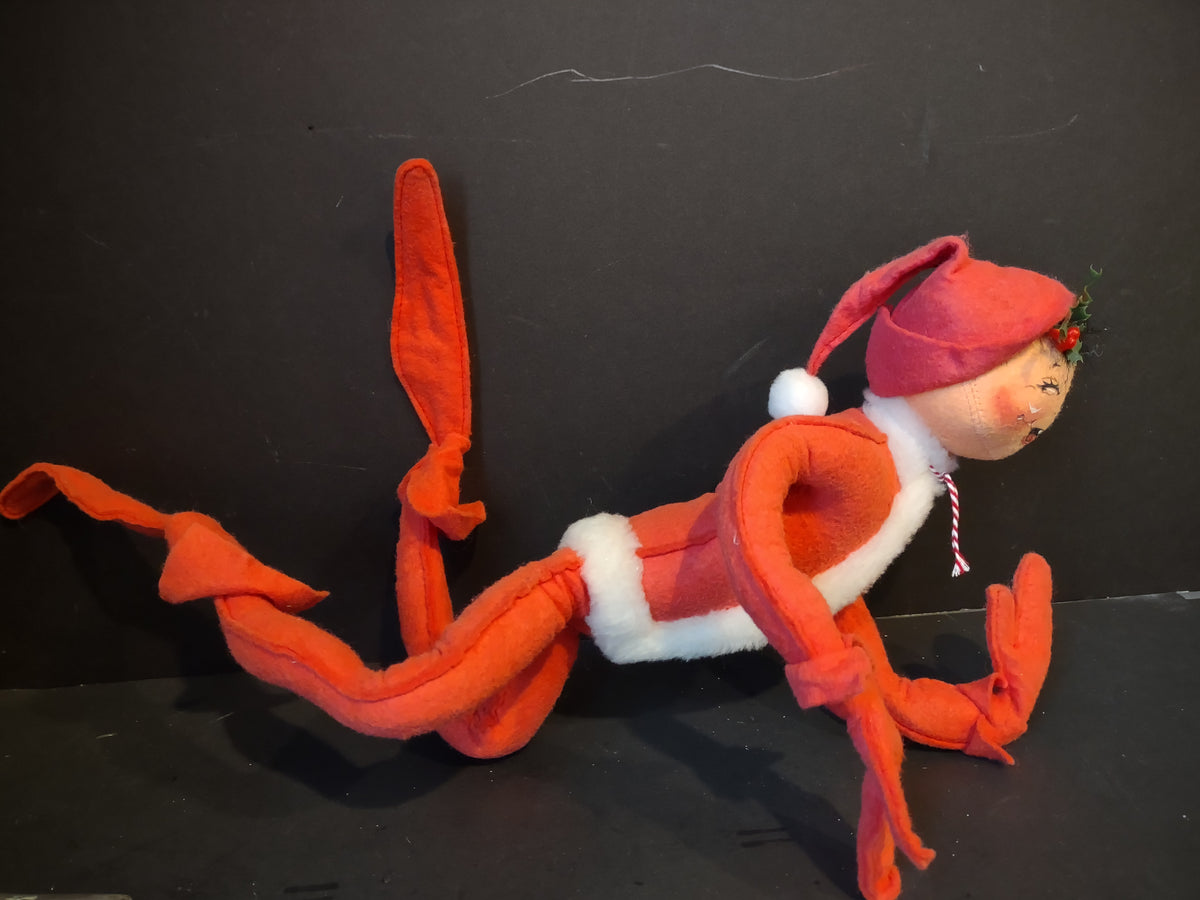 Vintage Annalee Mobilitee Christmas Elf 24" Made in Usa  [8102]