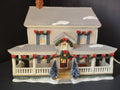 Vintage Heartland Valley Village Porcelain Lighted Christmas House  [8111n]