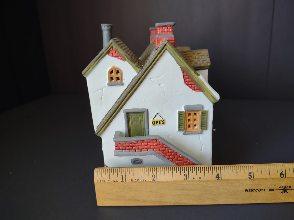 Vintage Lemax Holiday Crossroads Chatham Inn Lighted Christmas Village House [8113n]